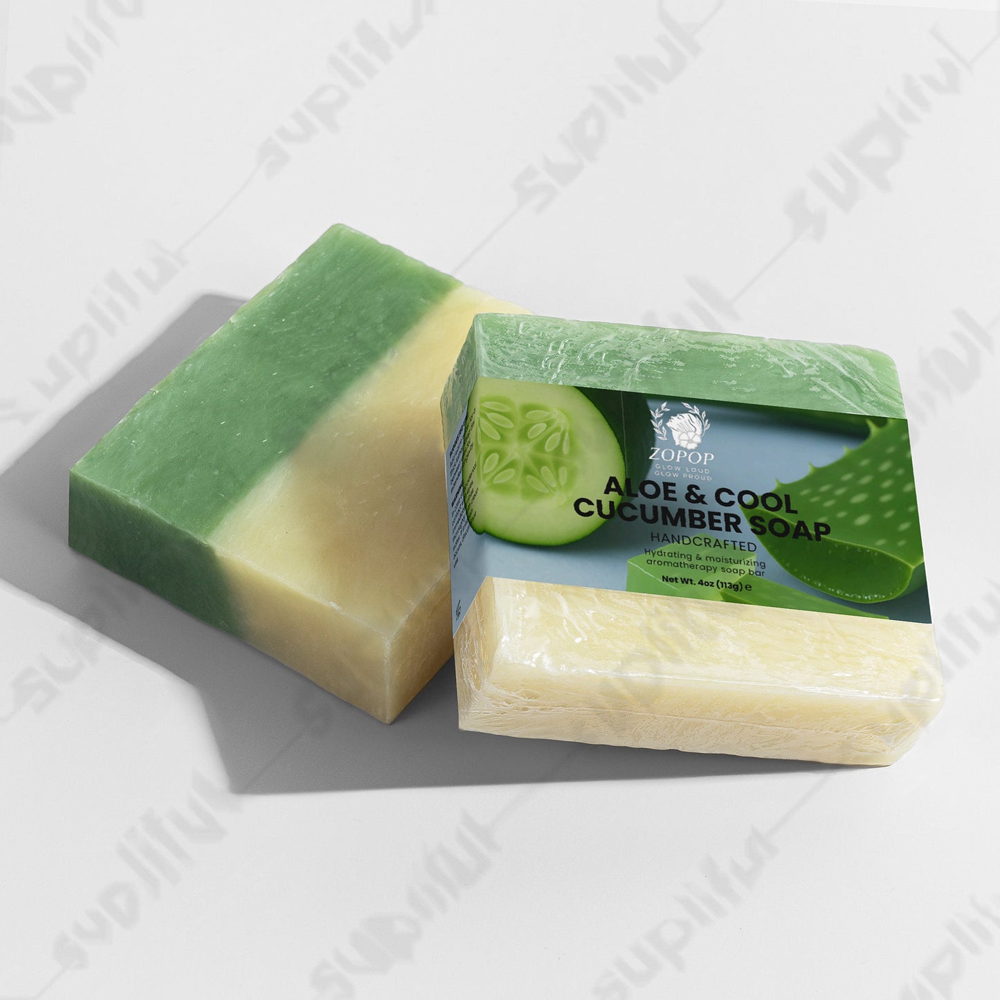 Aloe & Cool Cucumber Soap - Zopop