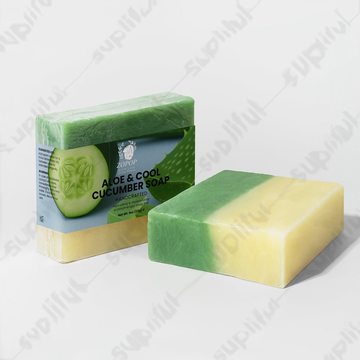 Aloe & Cool Cucumber Soap - Zopop