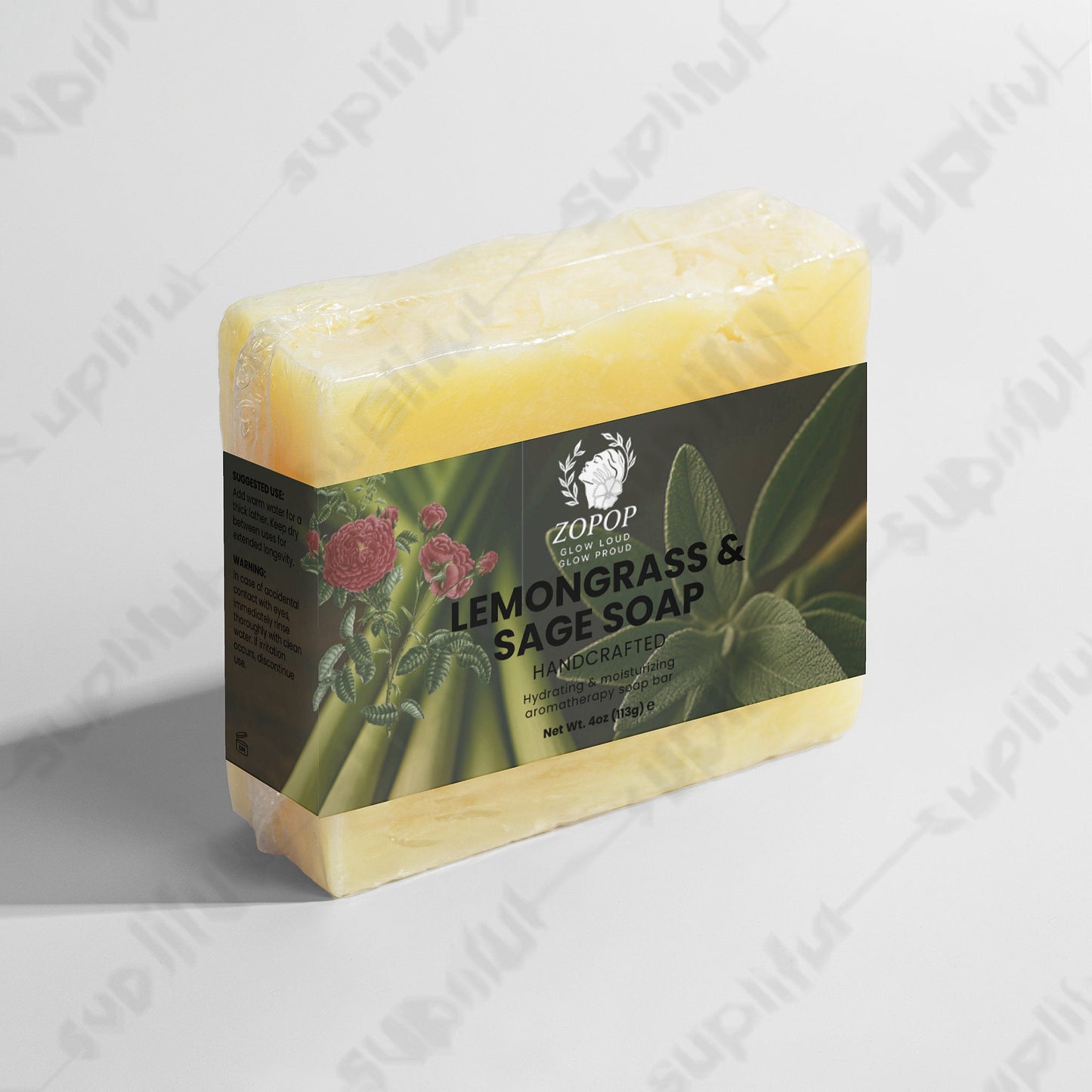 Lemongrass & Sage Soap - Zopop