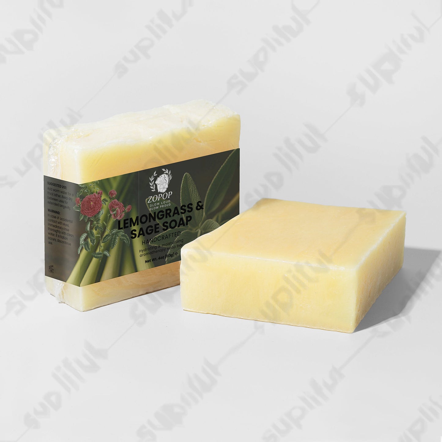 Lemongrass & Sage Soap - Zopop