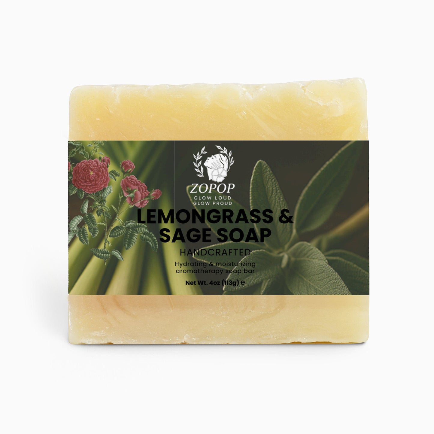 Lemongrass & Sage Soap - Zopop