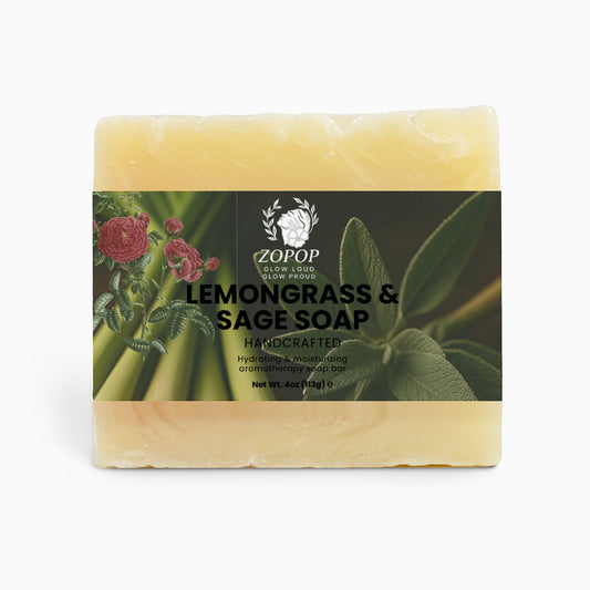 Lemongrass & Sage Soap - Zopop